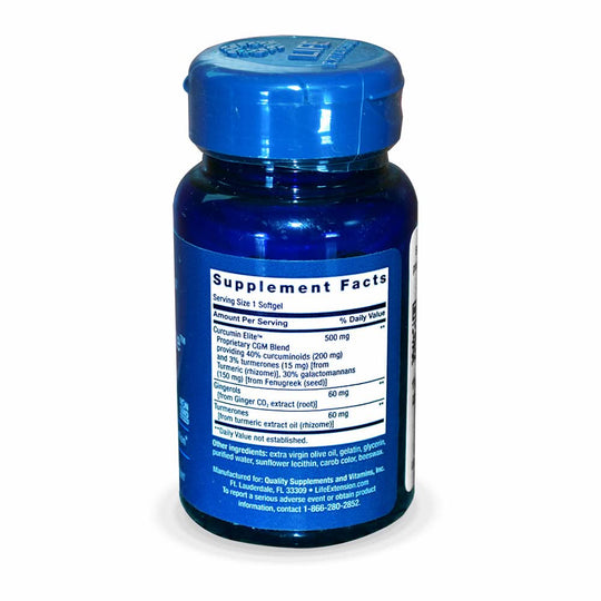 Highly bioavailable curcuminoids with turmeric and ginger extracts 