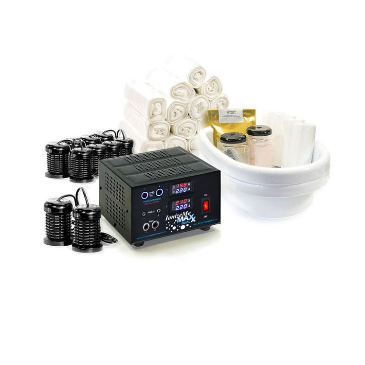 IonizeMe Maxx Dual Ionic Detox Foot Bath System (Ultimate Package)