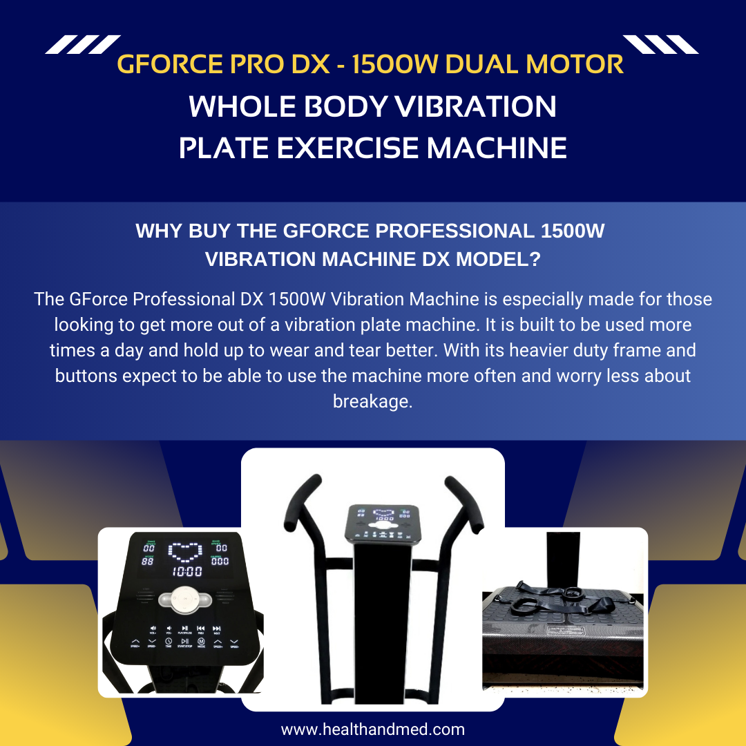 Gforce Pro DX vibration machine features 1