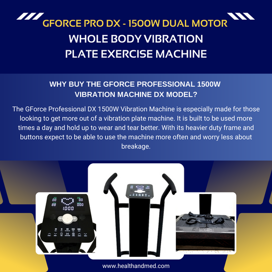 Gforce Pro DX vibration machine features 1