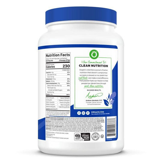 Orgain Organic Meal Powder Vanilla side
