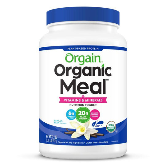 Orgain Organic Vanilla Meal Powder Front
