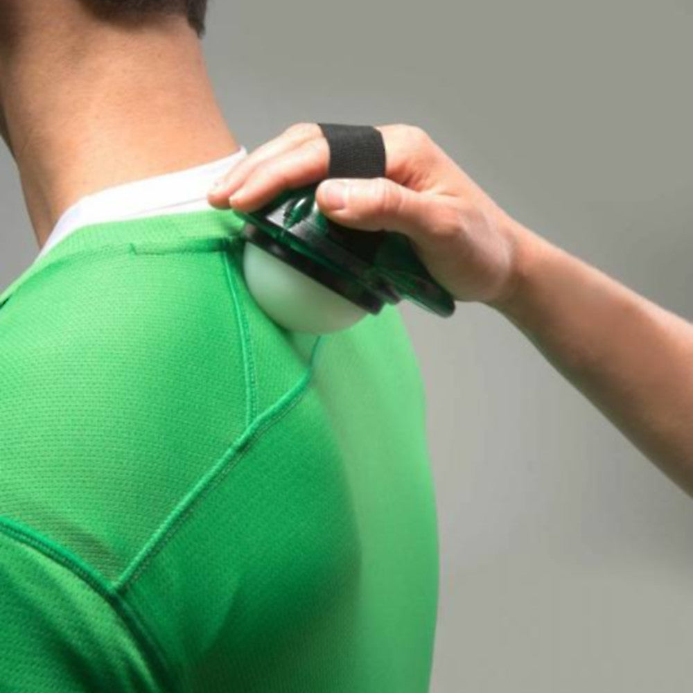Person using the original orbit massager