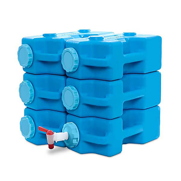 Sagan Aquabrick 6 Pack Containers with 1 Spigot