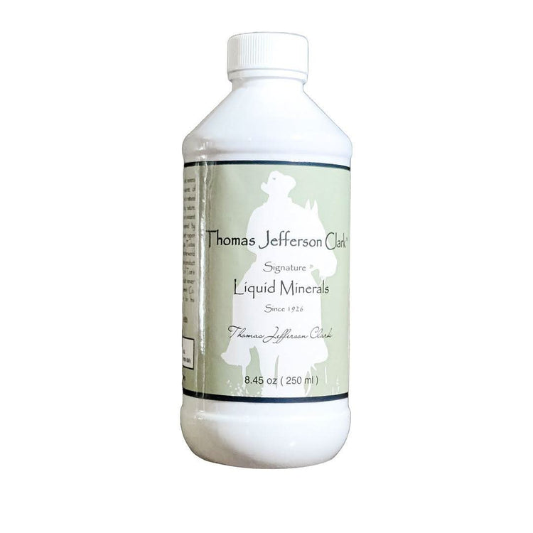 Thomas Jefferson Clark liquid minerals front left angle