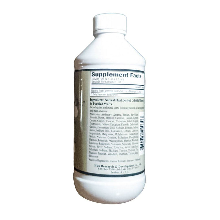 Thomas Jefferson Clark liquid minerals supplement facts