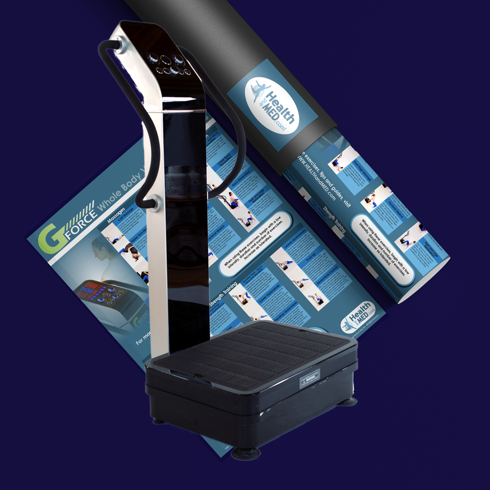 whole body vibration poster mockup