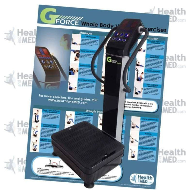 Whole Body Vibration Machine Exercise Chart - HEALTHandMED