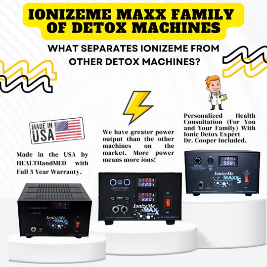 What Separates IonizeMe Ionic Detox Foot Bath Systems