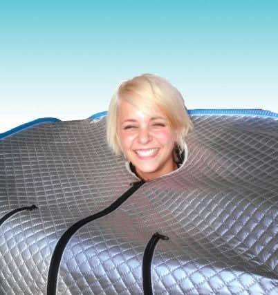 Relax Portable Far Infrared Silver Elite Sauna (Low EMF)